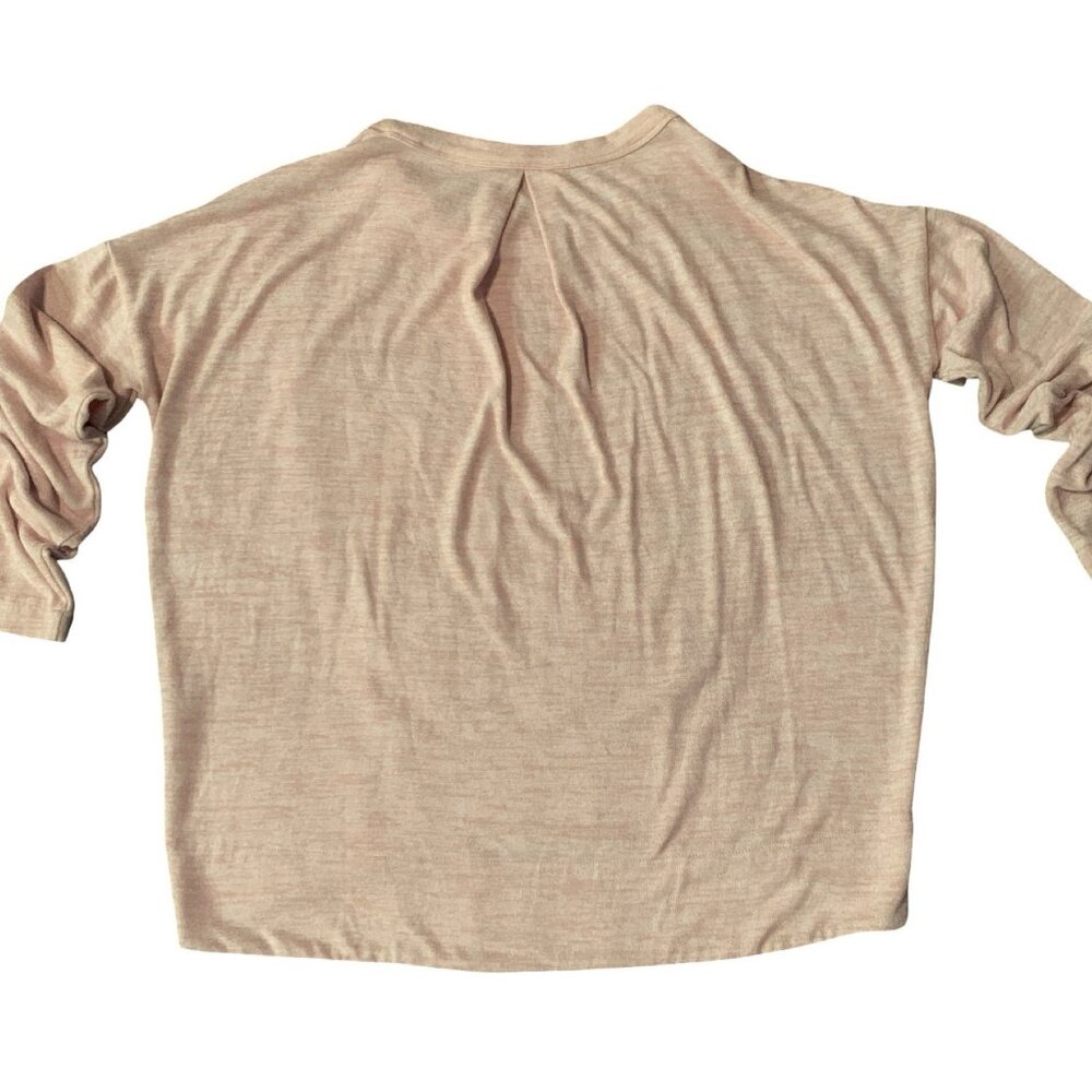 Rag & Bone Oversized Lightweight Pink Sweatshirt - Size Small Preppy Workout - Picture 3 of 6